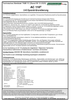 Technical Data Sheet AC 110
