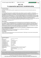 Technisch gegevensblad AC113